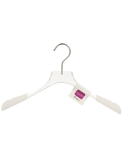 Вешалка-плечики для одежды, 39.5х2.5х23 см, пластик, металл, Y4-9831