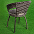 Мебель садовая Green Days, серая, стол, 55х55х60 см, 2 стула, 150 кг, HYB2123 - фото 4