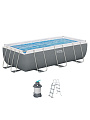 Бассейн каркасный Bestway, 404х201х100 см, Power Steel, 56442, фильтр-насос, лестница, 6478 л, ремкомплект - фото 6