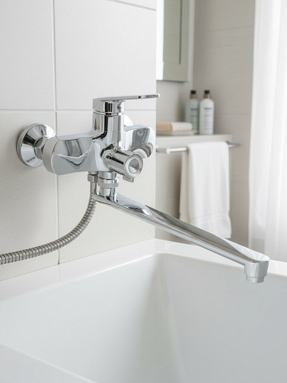 Смеситель для ванны, Solone, с картриджем, пластиковый корпус, PLA-7102