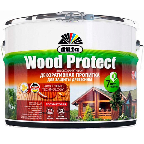 Пропитка Dufa, Wood Protect, для дерева, палисандр, 2.5 л
