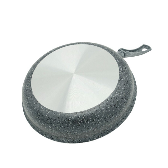 Сковорода алюминий, 26 см, антипригарное покрытие, Vari, Романтика Венеции, серый гранит, GIG17126