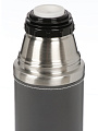 Термос нержавеющая сталь, 0.5 л, Daniks, колба нержавеющая сталь, оплетка с эффектом кожи, графит, DYP-500P - фото 3