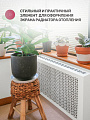 Крышка для экрана радиатора, МДФ, 600х170 мм, белая, DE LUXE, Стильный Дом - фото 3