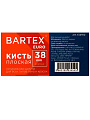Кисть плоская, Bartex, Евро, 12х38 мм, 1 1/2 '', натуральная щетина, 44 мм, рукоятка дерево, 1117215 - фото 6
