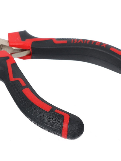 Тонкогубцы 128 мм, изогнутые, углеродистая сталь, Bartex, Профи Мини, 11064