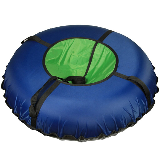 Санки-ватрушка Эконом, 110 см, 120 кг, с буксировочным тросом, с ручками, с клапаном, в ассортименте, УВ-экк-1,1