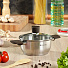 Кастрюля нержавеющая сталь, 1.5 л, с крышкой, крышка стекло, Daniks, Savory, SD-A95-16, серебристая, индукция - фото 4