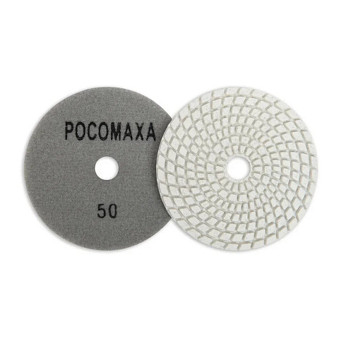 Круг алмазный гибкий Росомаха, диаметр 100 мм, P50, шлифовальный