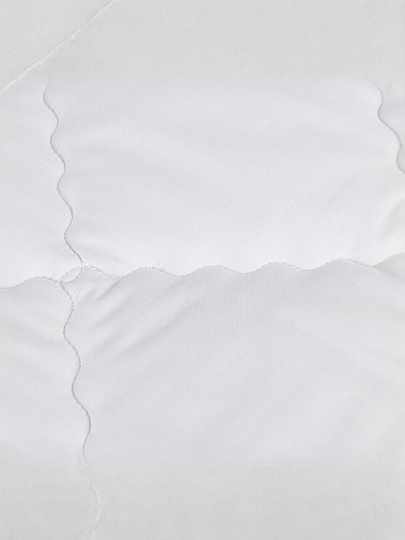 Одеяло 1.5-спальное, 140х205 см, Премиум, Лебяжий искусственный пух, 300 г/м2, всесезонное, чехол хлопок, кант, Столица Текстиля