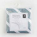 Простыня на резинке &amp;quot;Этель&amp;quot; &amp;quot;Диагональ&amp;quot;, 160*200 + 25 см, 100% хлопок, бязь, 6490649 - фото 4