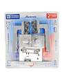 Комплект для сантехнической двери Avers, 22050-A-NIS/CR/5600-P-WC-NIS/WC-2207-NIS, 31060/36736, скин упаковка, матовый никель, алюминий
