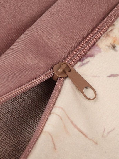 Наволочка декоративная Абстракция розовые зонтики, 100% полиэстер, 40 х 40 см