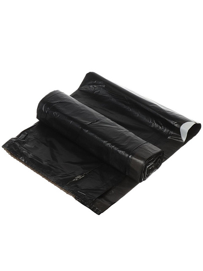 Пакеты для мусора 60 л, 10 шт, 20 мкм, с завязками, 580х680 мм, Марья Искусница, 5503, черные