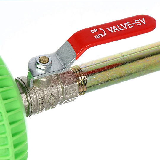 Душ летний 11 см, с металлическим краном, с лейкой