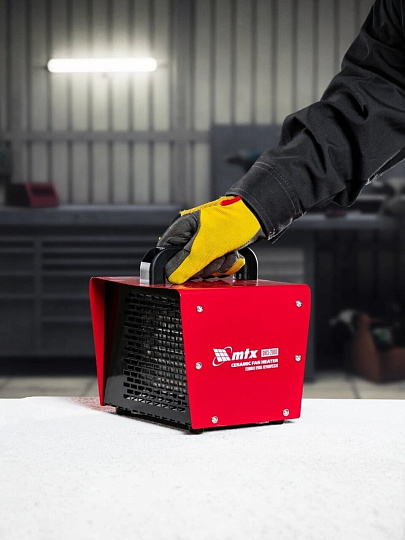 Пушка тепловая электрическая, МТХ, SHCL-2000, 2 кВт, 125 м³/ч, керамический элемент, 3 режима, квадратная, 96402