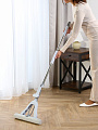 Швабра губка, PVA, 135х38 см, серая, с отжимом, телескопическая ручка, Bclean, A260068