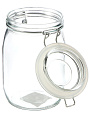 Банка для сыпучих продуктов, стекло, 1 л, с крышкой, с бугельным замком, Y3-1368/318559 - фото 10