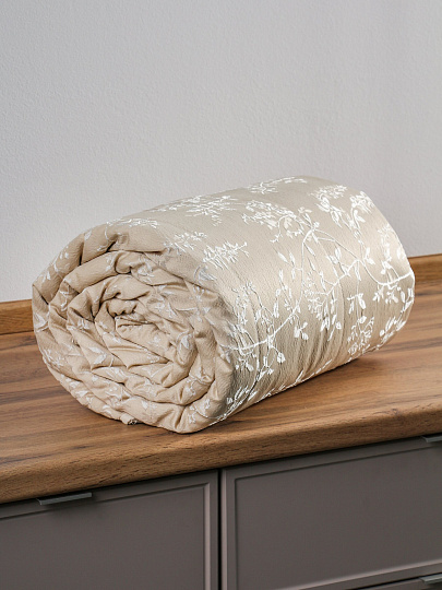 Покрывало евро, 240х260см, 100%пэ, Silvano, Валери, кремов