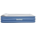 Кровать надувная Bestway, 203х152х46 см, 67630, насос встроенный, электрический, флокированная, с сумкой, с подголовником, 300 кг - фото 5