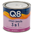 Грунт-эмаль Formula Q8, по ржавчине, алкидная, серая, 1.8 кг