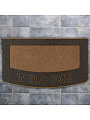 Коврик грязезащитный, 40 см, прямоугольный, резина, кокосовое волокно, коричневый, Кокос, Y4-5164 - фото 3