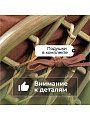 Мебель садовая Флоренция Мини, бежево-шоколадная, стол, 80.5х81х76 см, 2 кресла, подушка шоколадная, 110 кг, IND07WG - фото 5