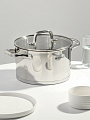Кастрюля нержавеющая сталь, 2.9 л, крышка стекло, Daniks, Рейн, GS-01229-18, индукция - фото 9