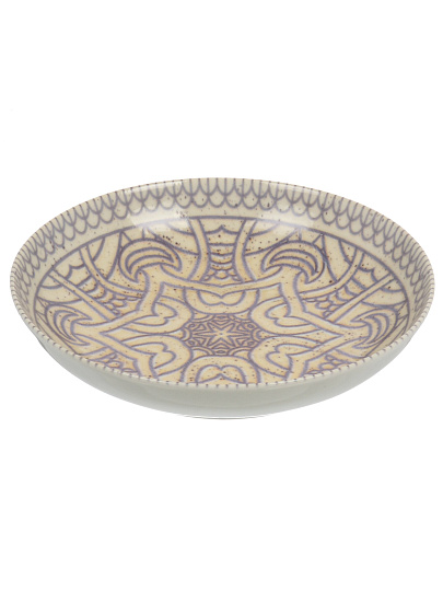 Тарелка суповая, фарфор, 20.5 см, 0.7 л, круглая, Универсал Корица, Добрушский фарфоровый завод, 4С1284Ф34