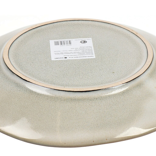 Тарелка обеденная, керамика, 22 см, круглая, Идель, Daniks, ST2240