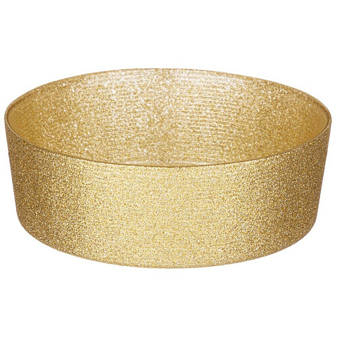 Салатник стекло, круглый, 16х5 см, Miracle Gold Shiny, Akcam, 339-387