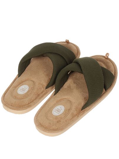 Тапки для женщин, полиэстер, в ассортименте, р. 38, открытые, Lucky Land, 5113W-CH-O