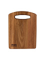 Доска разделочная акация, 28х20х1.5 см, с ручкой, прямоугольная, Taller, TR-52223