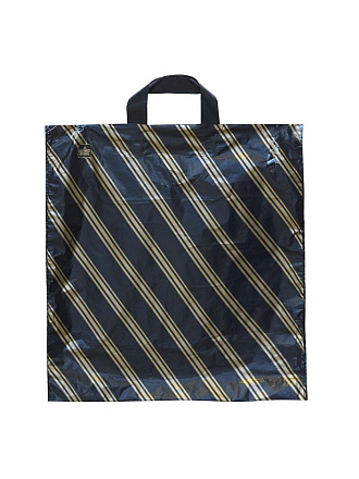 Пакет 40х44 см, 43 мкм, ПЭТ ПНД, с петлевыми ручками, в ассортименте, Тико, Полоса