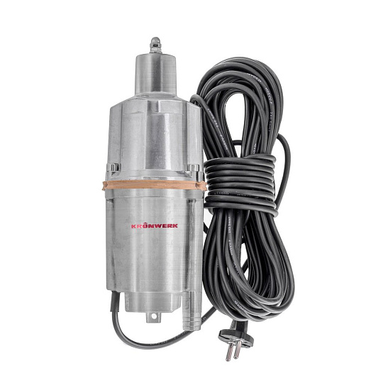 Вибрационный насос KVP300B-15, нижний забор, 1080л/ч, подъем 70м, кабель 15 метров, Kronwerk, 97240