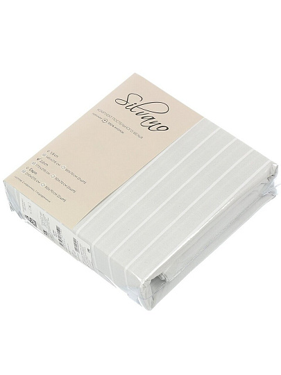 Постельное белье евро, 2 наволочки 50х70 см, пододеяльник 200х215 см, Silvano, поплин, 20465