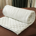 Одеяло 1.5-спальное, 140х205 см, Hotel collection, Файбер 100% полиэстер, 350 г/м2, зимнее, чехол 100% хлопок, кант, IVVA - фото 4