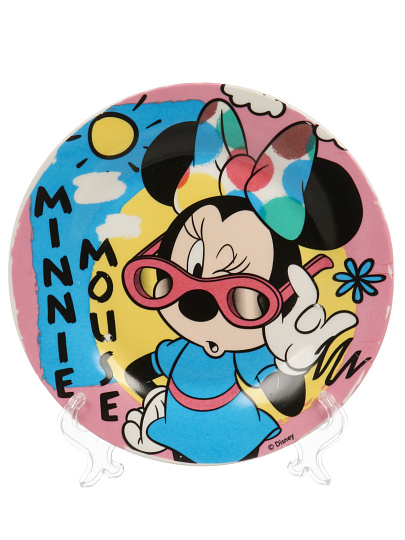 Набор детской посуды фарфор, 3 шт, Минни Маус, Мыльные пузыри, подарочная упаковка, 293869