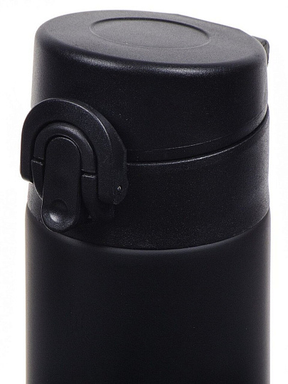 Термобутылка нержавеющая сталь, 350 мл, Barouge, колба нержавеющая сталь, черная, BT-134