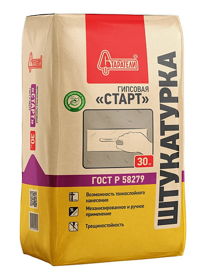Штукатурка гипсовая, Старатели, Старт, 30 кг