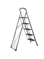 Стремянка 1 секция, 5 ступеней, металл, 1.52 м, 150 кг, широкая ступень, WK6018D-5C - фото 11