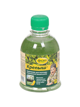 Удобрение Крепыш, для рассады, минеральное, жидкость, 250 мл, Фаско