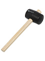 Киянка 450 г, резина, рукоятка дерево, Bartex, Евро, 162877 - фото 3