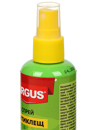 Репеллент от клещей, спрей, Argus, Антиклещ, 125 мл, А-12