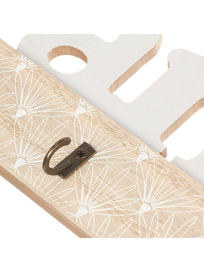 Ключница Семья, 30х12 см, МДФ, металл, 3 крючка, A200176