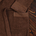 Халат мужской, махровый, 100% хлопок, коричневый, L-XL, 48-50, Barkas, Aria, AI-1905026 - фото 4