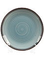 Тарелка обеденная, керамика, 24.8 см, Mood, Domenik, DMD271, дымчато-голубая - фото 2