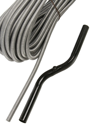 Трос сантехнический для засоров стояков, диаметр 13.5 мм, пружина, 1.8 мм, 15 м, СантехКреп, 3.1.5.6.