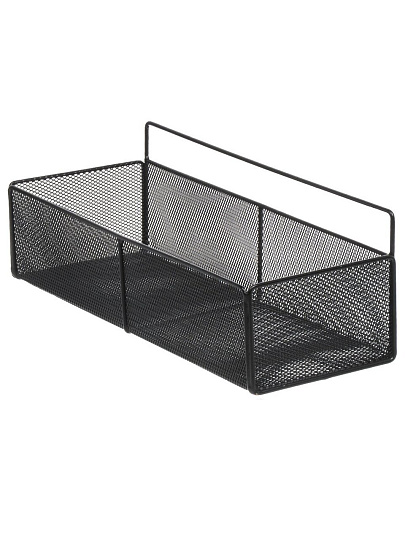 Полка подвесная металл, настенная, 40х15.5х15.5 см, черная, A340123