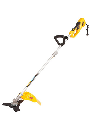 Триммер электрический, Denzel, 1200 Вт, D-ручка, леска/нож, разборный вал